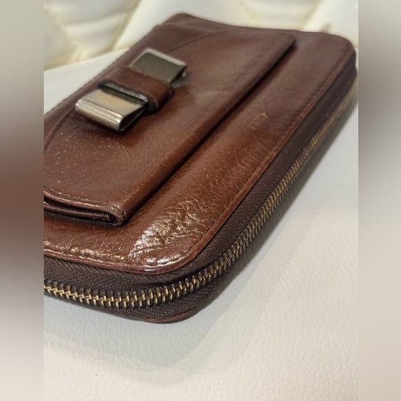 CHLOÉ Brown Leather Wallet - Picture 3 of 7